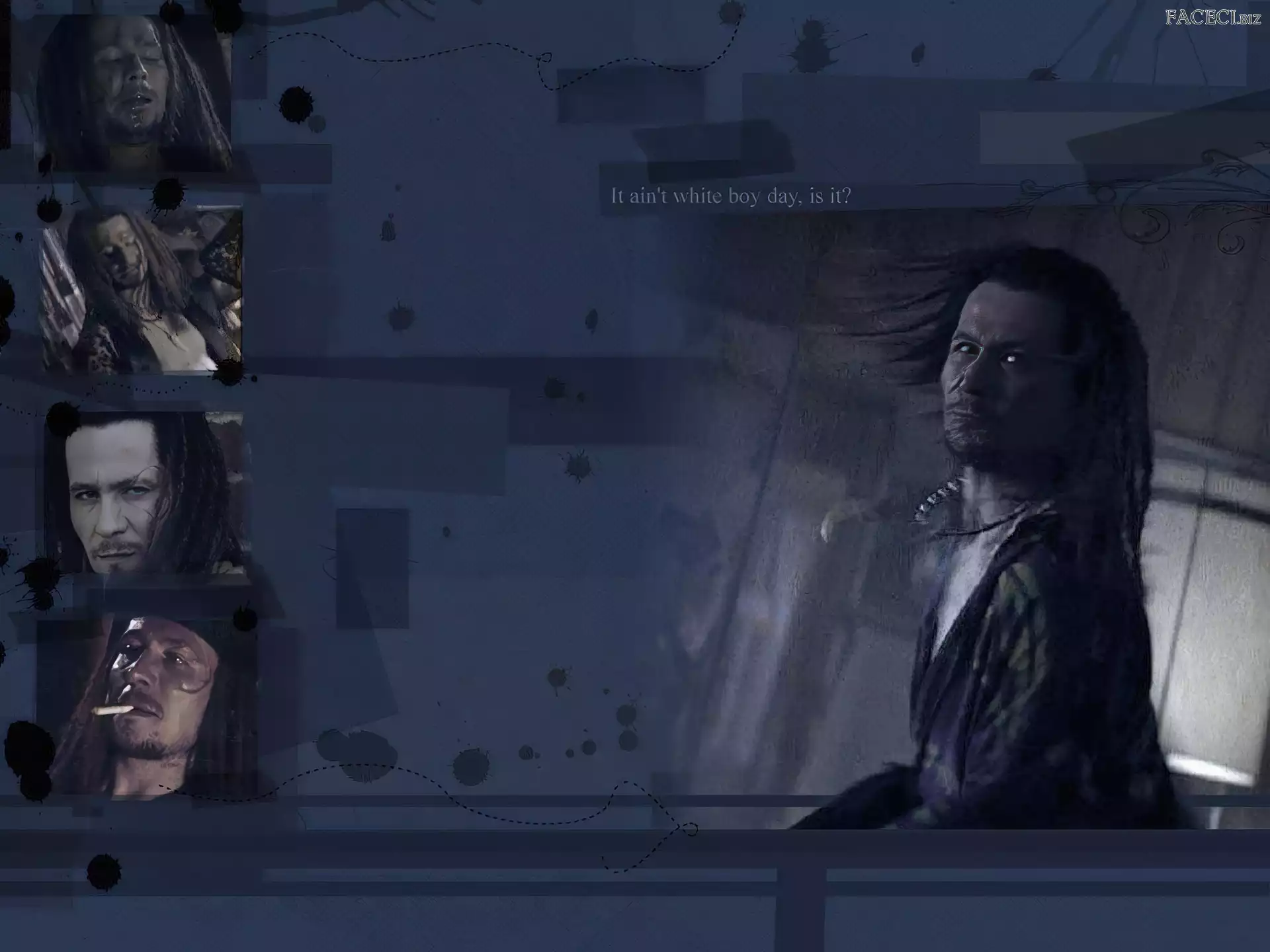 Gary Oldman, długie włosy